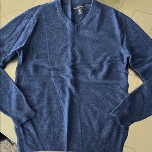 Port Authority youth Deep Navy V-Neck Sweater